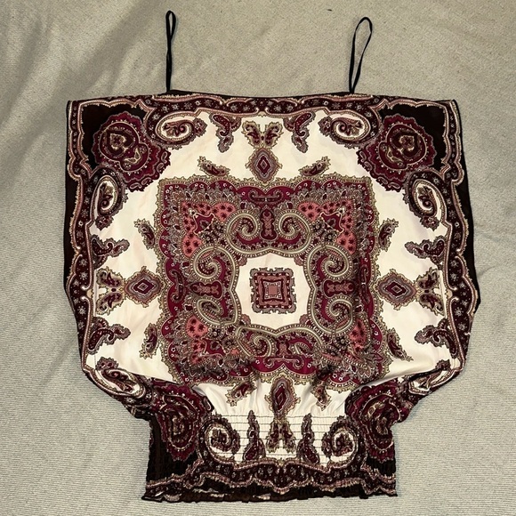BCX Faux  Silk Scarf Blouse - Picture 1 of 9